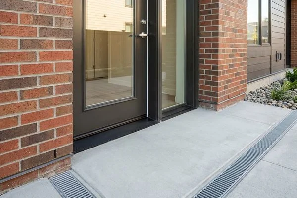 Accessible ground-floor unit entrance