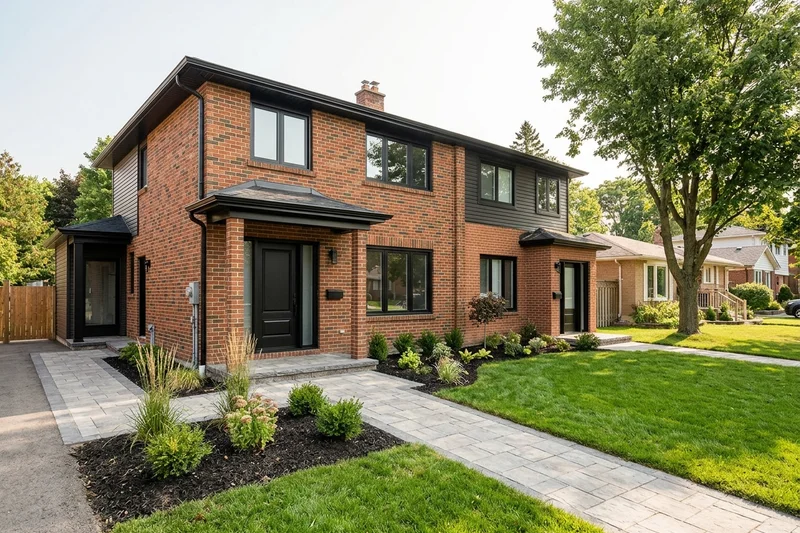 Converted Pickering semi with two separate unit entrances