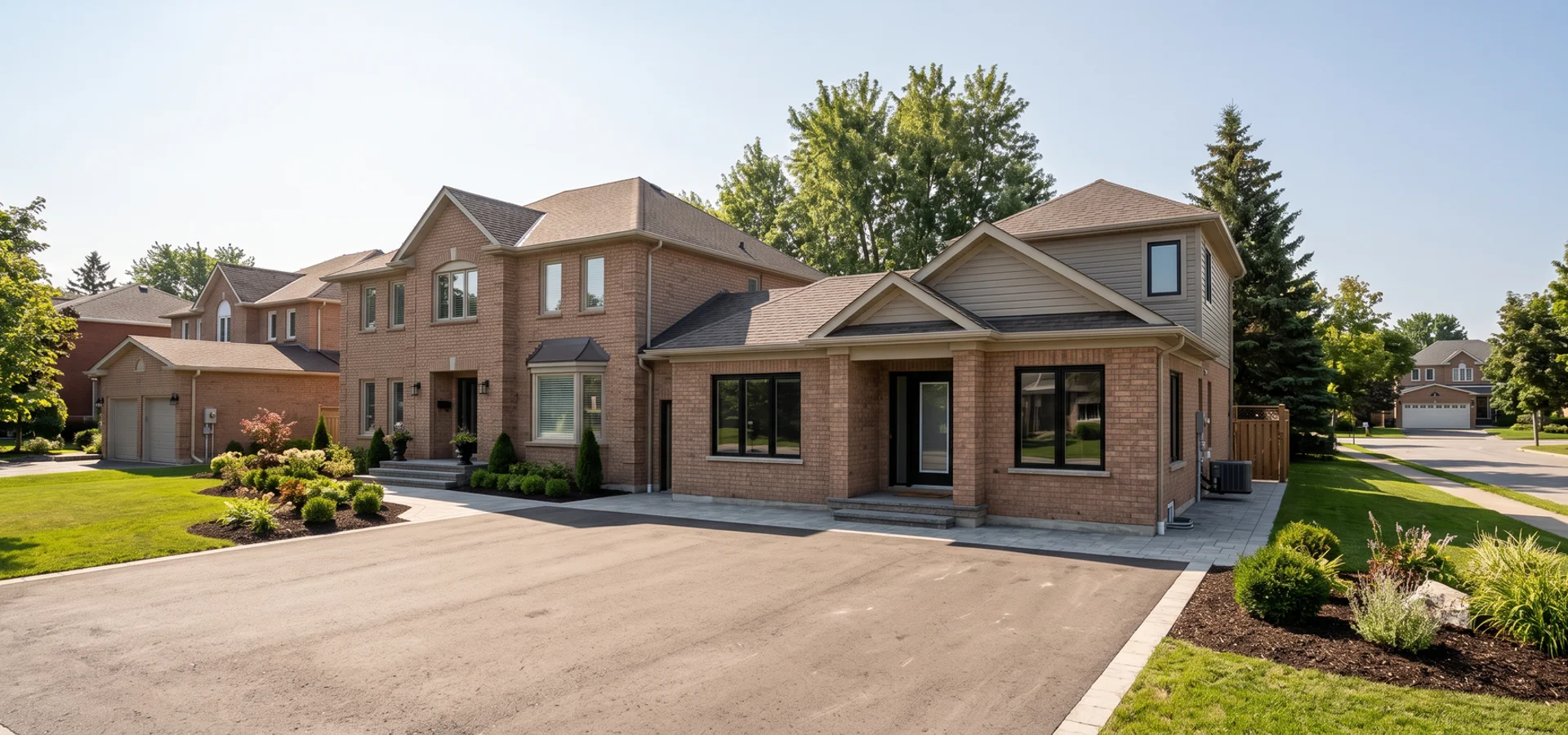 Woodbridge family home with a new rear addition suite