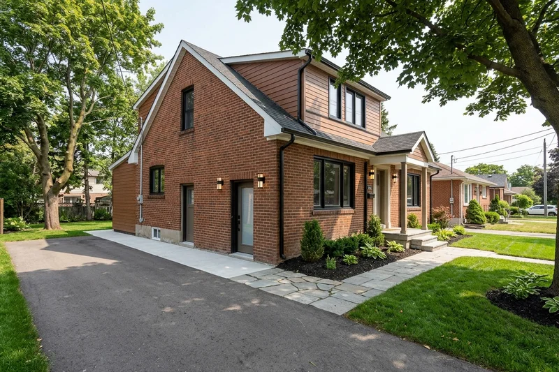 Older Cooksville house converted to two units