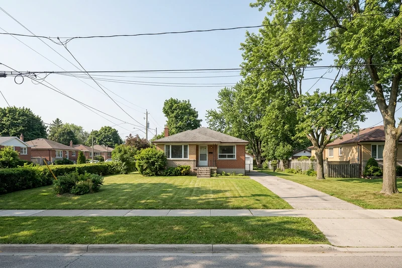 Post-war North York bungalow on a 50-foot lot
