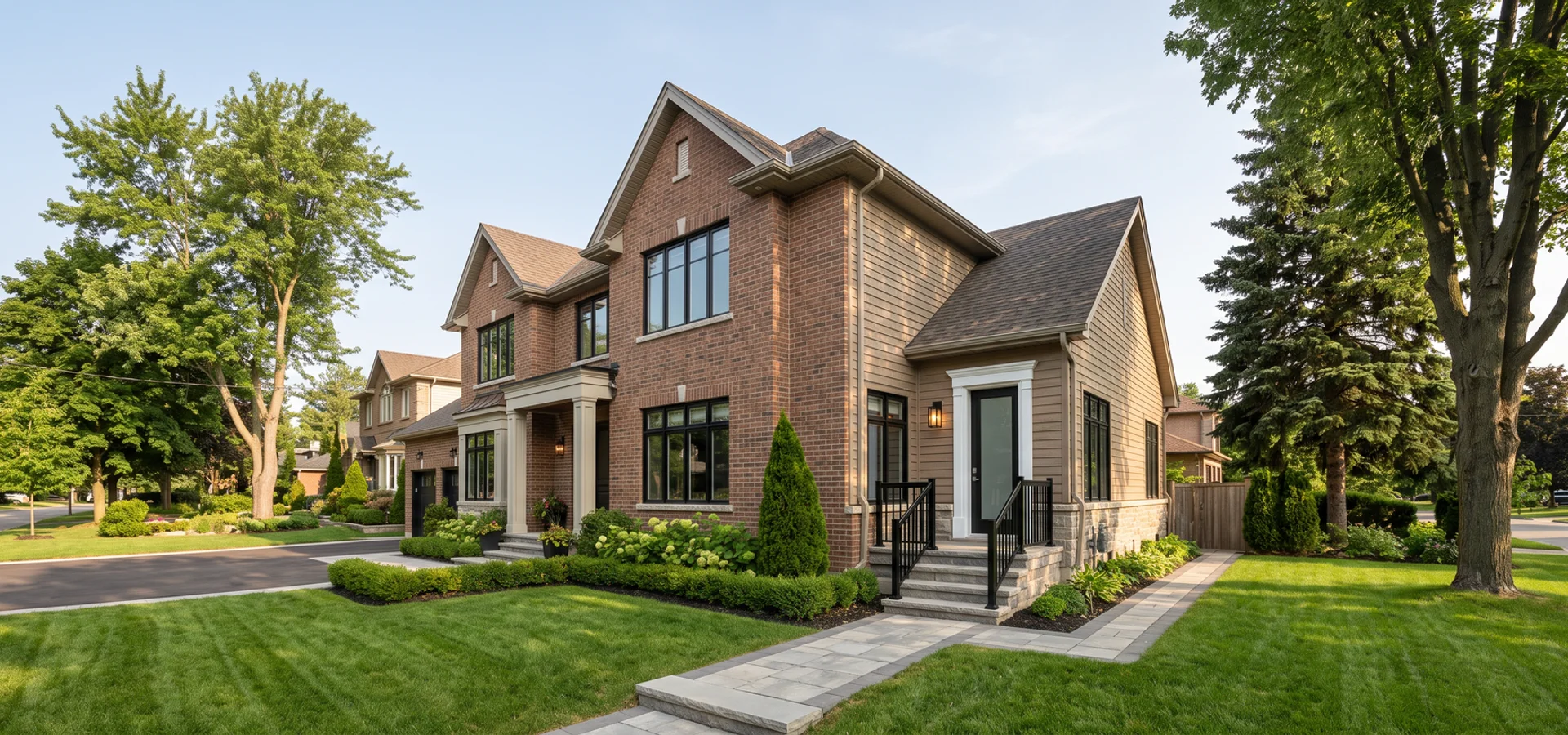 Richmond Hill home with a separate side entrance to a secondary suite
